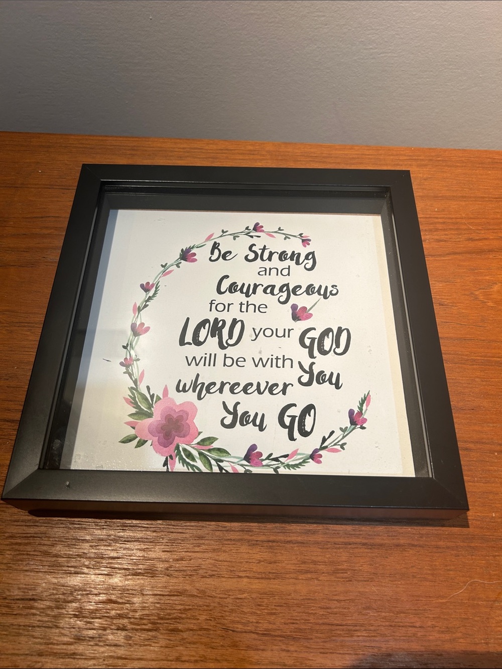 Joshua 1:9 Bible Verse Room Decor Christian Faith
